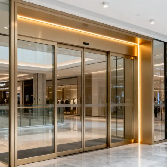 أبواب كهربائية من سبائك الألومنيوم