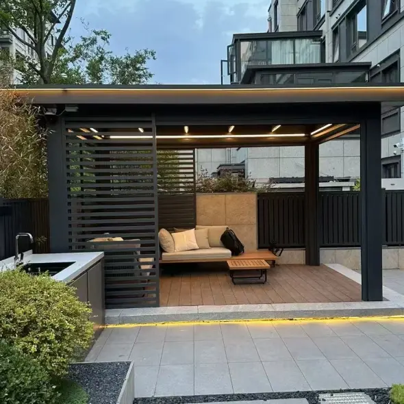 Minimalist Style Aluminum Alloy Gazebo
