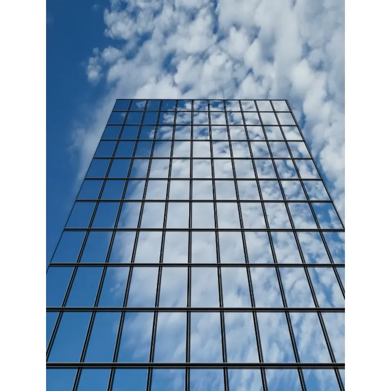 زجاج منخفض الانبعاث للجدران الساترة