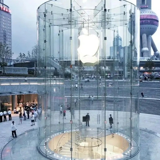 خفف من الزجاج المنحني